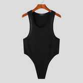 Modal Solid Colour Wide Shoulder Leotard